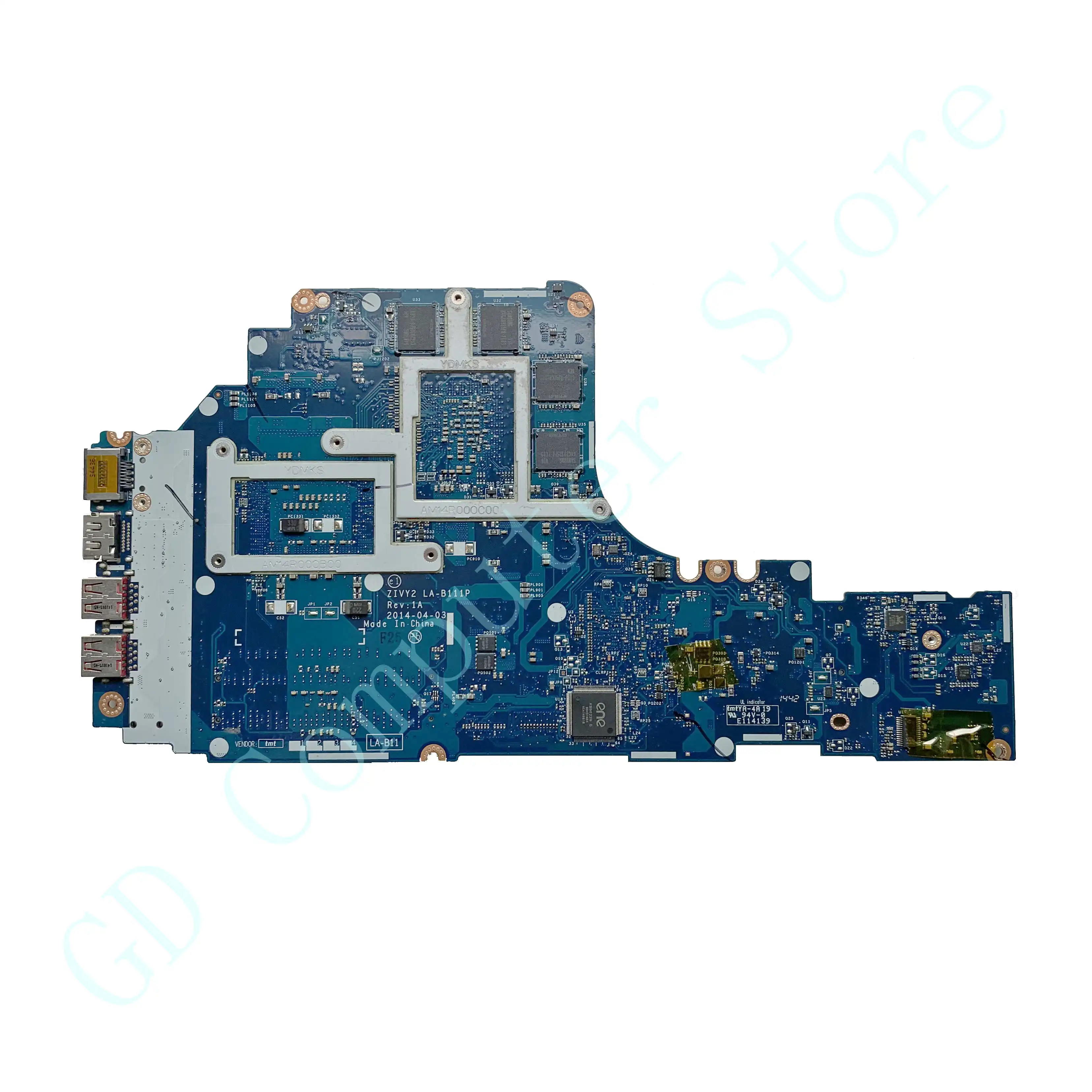GD оригинал для Lenovo Ideapad Y50-70 материнская плата ноутбука 5B20G57047 ZIVY2 LA-B111P SR1PX I7-4710HQ HM87