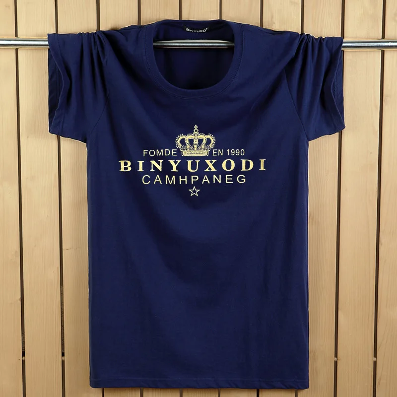 BINYUXD футболки модная летняя повседневная Лоскутная рубашка с принтом короны