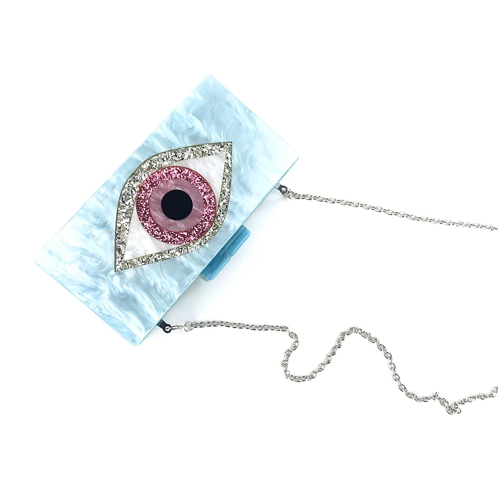 Женская сумка мессенджер брендовая модная Элегантная акриловая вечерняя с