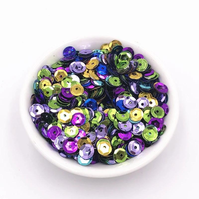 

10g 6mm PVC round concave piece. Crafts. Sequins. Sewing. Wedding dress. Clothing. Shoes and hats.DIY handmade accessories