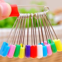 20pcslot diy candy color safety pins findings safe secure clips for baby care shower cloth diaper pins brooch holder