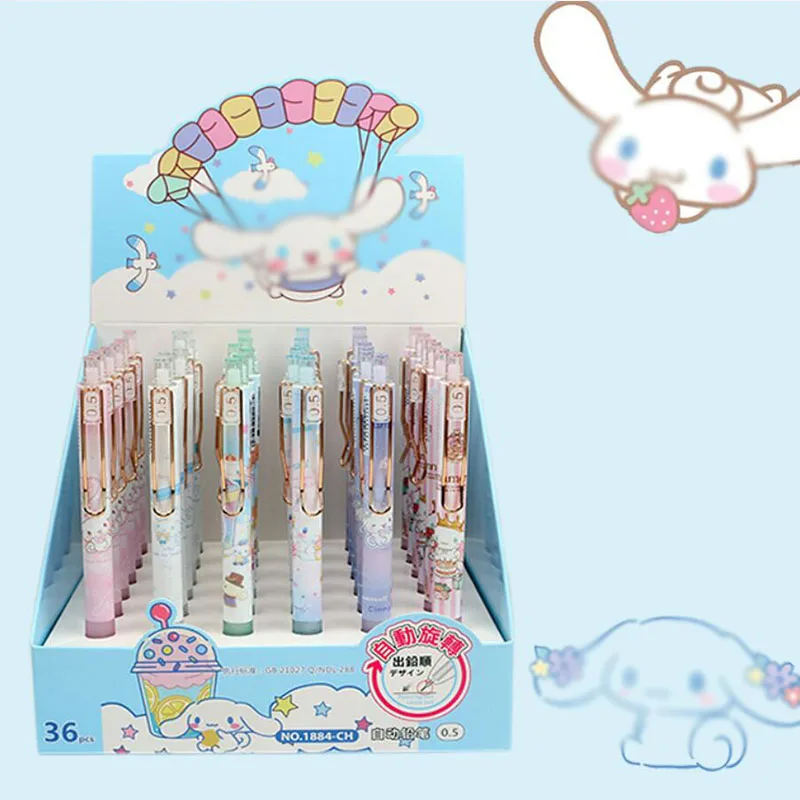 

36 pcs/lot Kawaii Dog Press Pencil Cute Automatic Pen Stationery gift School Office writing Supplies