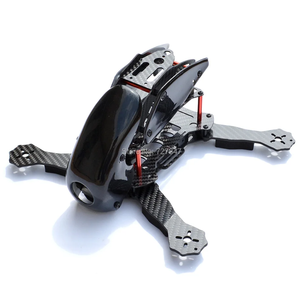 4 осевой гоночный мини Квадрокоптер из углеродного волокна Robocat 270 мм с крышкой