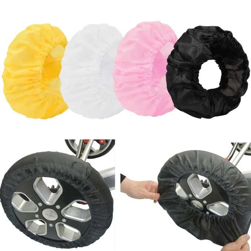 4pcs/Set Stroller Wheel Covers Baby Stroller Accessories Wheelchair Anti Dust Proof Cover Waterproof Wheels Protection Wholesale