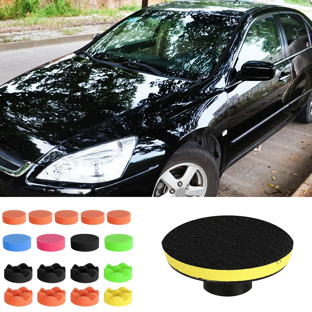 

Durable Polishing Sponge pad 18Pcs Polisher kit 3in diameter Polishing