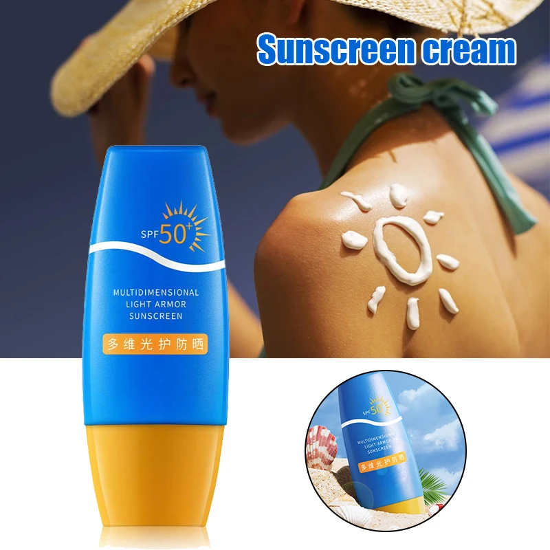 

Sunscreen Lotion SPF50 Concealer Moisturizing Long Lasting refreshing Facial Cream Summer SANA889
