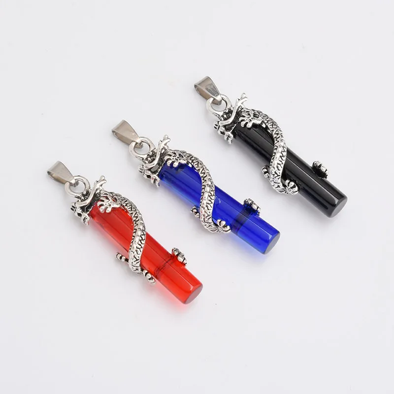 

Dragon Pendant Necklace Bibcock Pendant for Men and Women Personality Hipster Korean Domineering Dragon-shaped Retro Jewelry