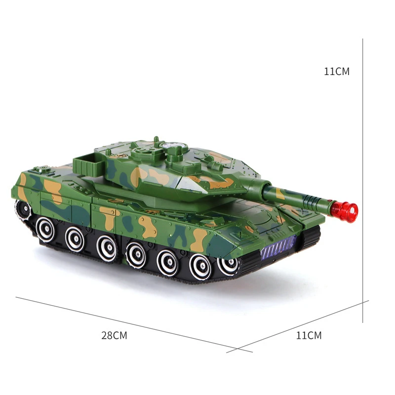 

Transformation Robots Tank Model Toy Light Music Universal Driving Electric Military Tank Toy Kids Toys Gifts for Boys Children