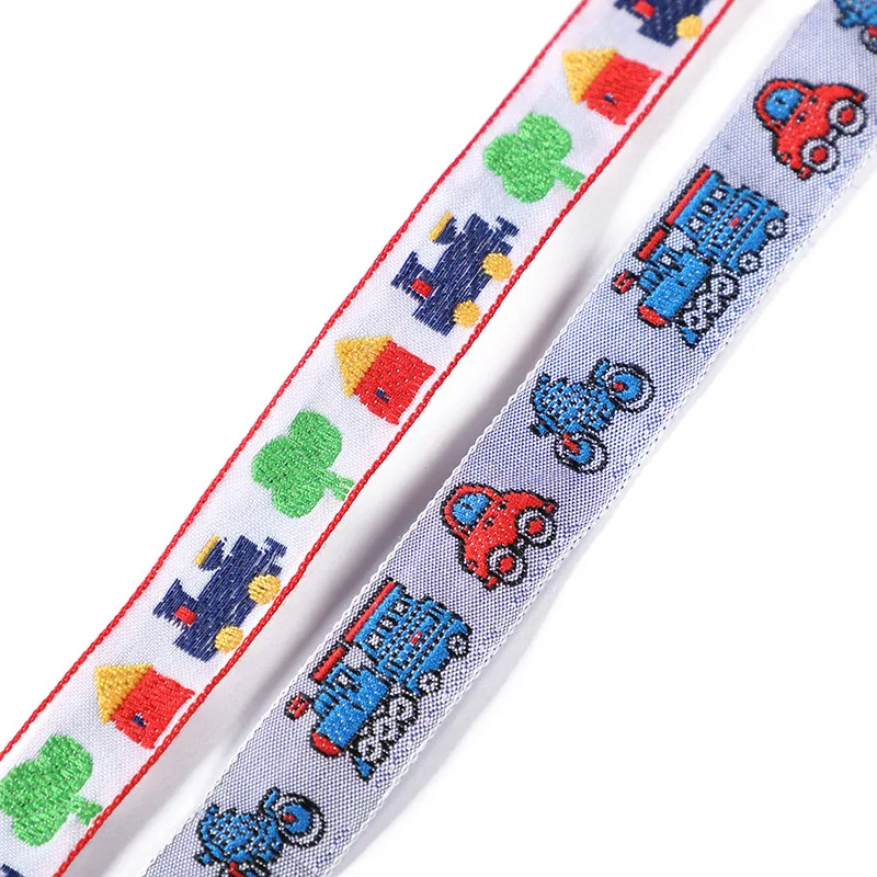 3 YARD 16~18MM Small House Train Car Children's Clothing Accessories Embroidered Ribbon HANDMADE Lace | Дом и сад