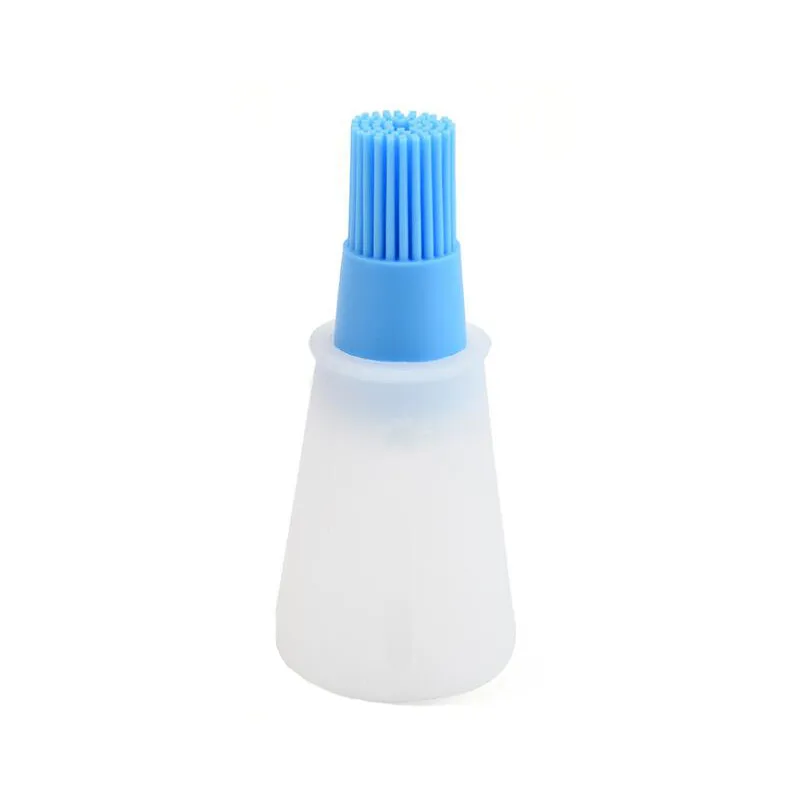 

Silicone Barbecue Brush Baking Oil Bottle And Brush With Cap Cook Brush With Scale Sauce Butter Brush Kitchen Cooking Accessory