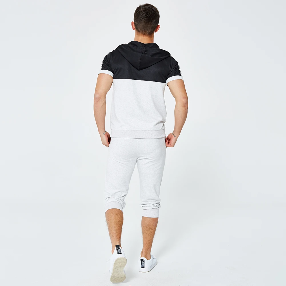 

US/Euro Size Hot Fashion Jogging Men Set 2Pcs Breathable Suits Tracksuit Male Sportswear New Hip Hop Hoodies Sweatshirts S -2XL