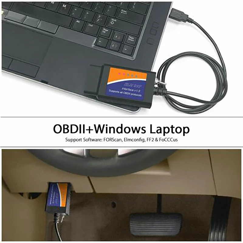 Считыватель кодов ELM327 OBD2 USB V1.5 для Elm 327 |