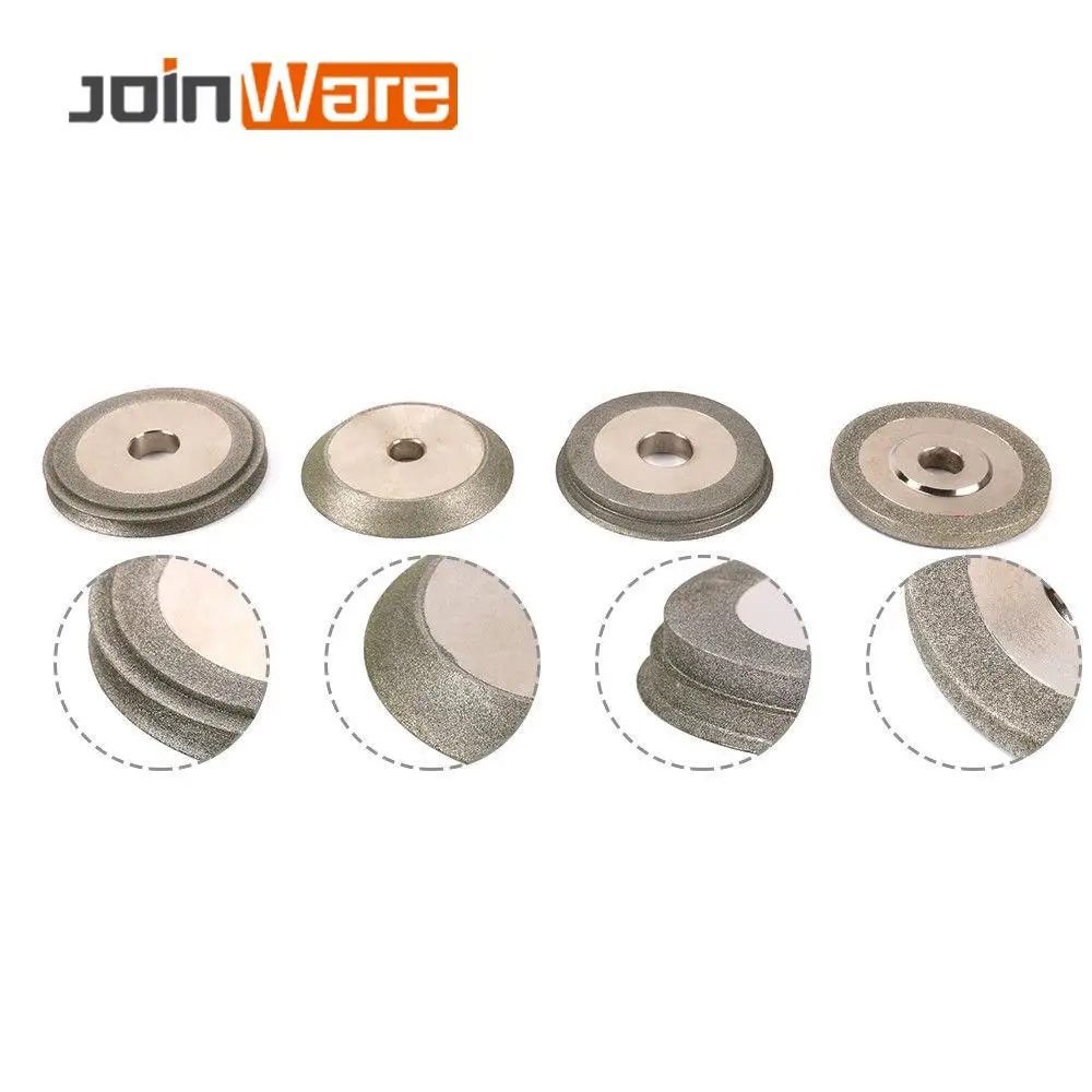 4 шт./компл. 78/80 мм Гальванизированный плоский алмазный шлифовальный набор для
