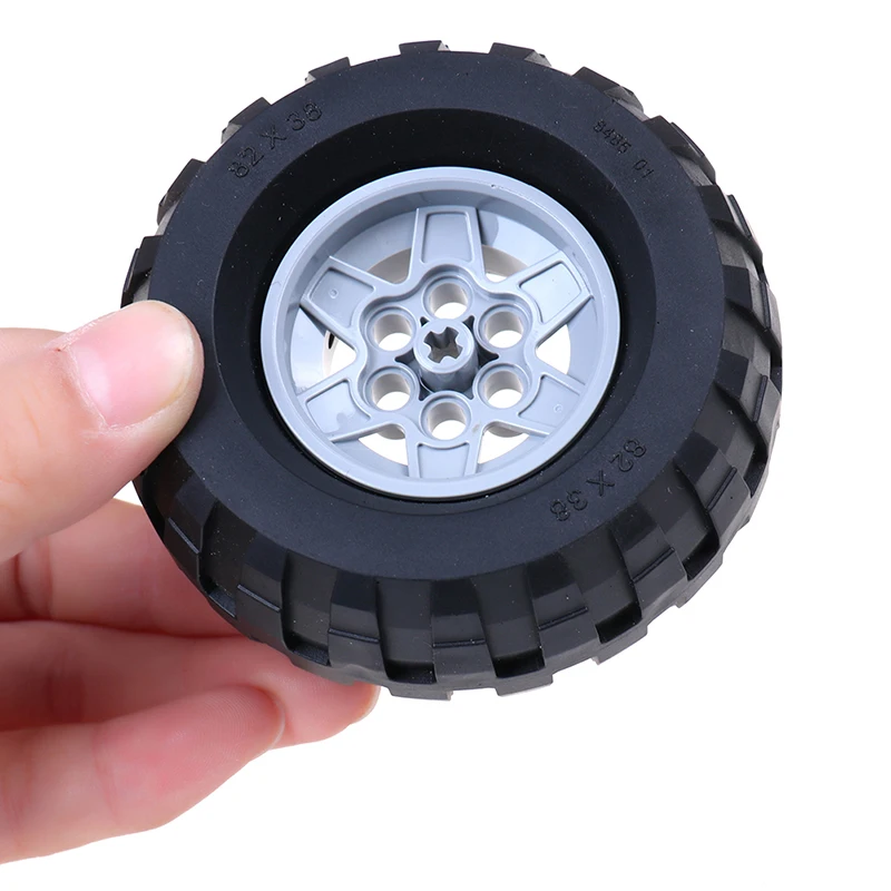 

1Pcs Bricks Wheel Auto Parts 56908 45982 81.6x38 R Tire Wheel Building Blocks DIY Toys For Toy Cars Parts