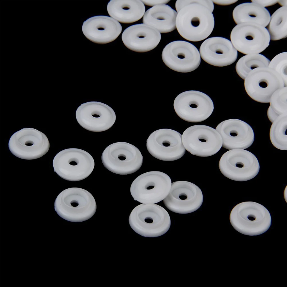 

100PC/Sets Snap Fasteners Plastic Snap Buttons Press Studs for Baby Cloth Crafting Home DIY Sewing Buttons Accessories
