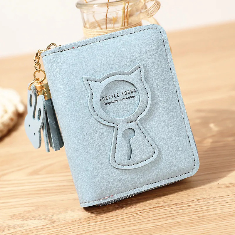 Новый дизайнер известный бренд клатч короткий кошачий для девушек женские