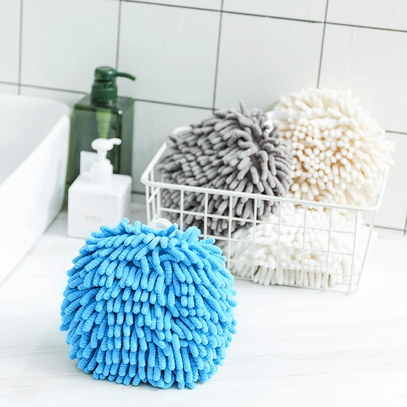 Полотенце для рук кухонное полотенце мягкое плюшевое синельное подвесное