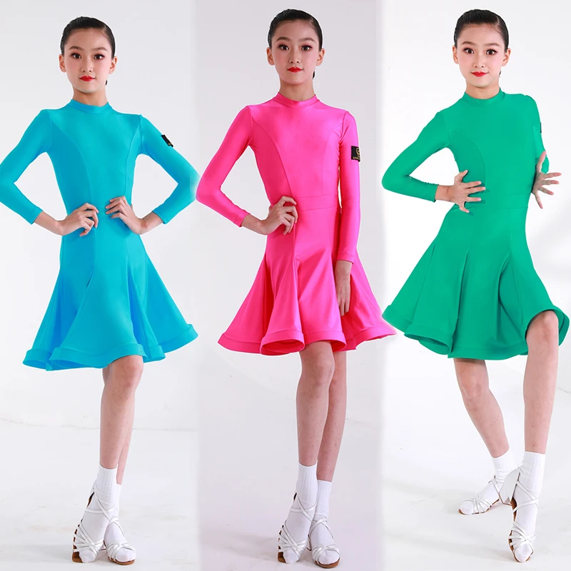 Детское платье для латинских танцев одежда регулирования профессионального