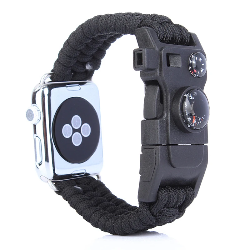Нейлоновый ремешок для часов Apple watch 44 мм 40 correas 42 38 спортивный iwatch 3 2 4 5 аксессуары |