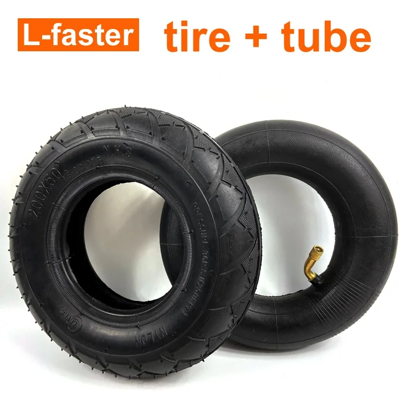 Tire With Tube 200 мм Электрический скутер шины с Ступицей Колеса " скутер шины надувание электрический автомобиль Алюминиевый сплав колеса пневматические шины - Цвет: Tire With Tube
