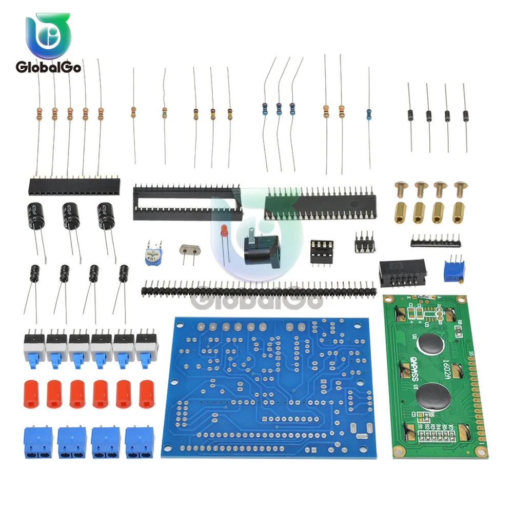 Цифровая емкость индуктивность частотомер метр DIY измеритель емкости измерительный прибор измеритель емкости DC 8-14V AC 7