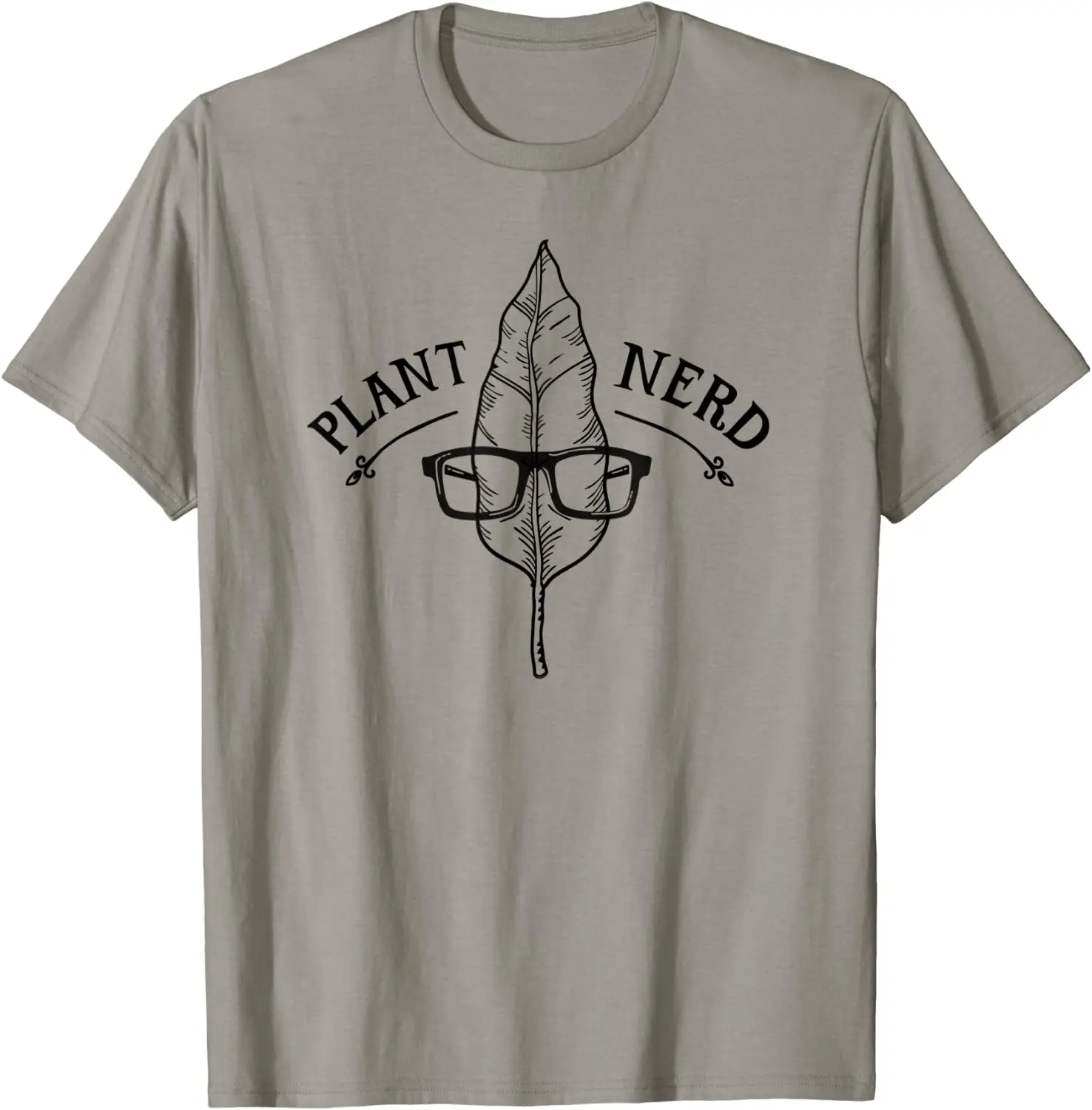 

Plant Nerd - Funny Leaf Nerd Glasses Gardening Enthusiast Men's T-Shirt
