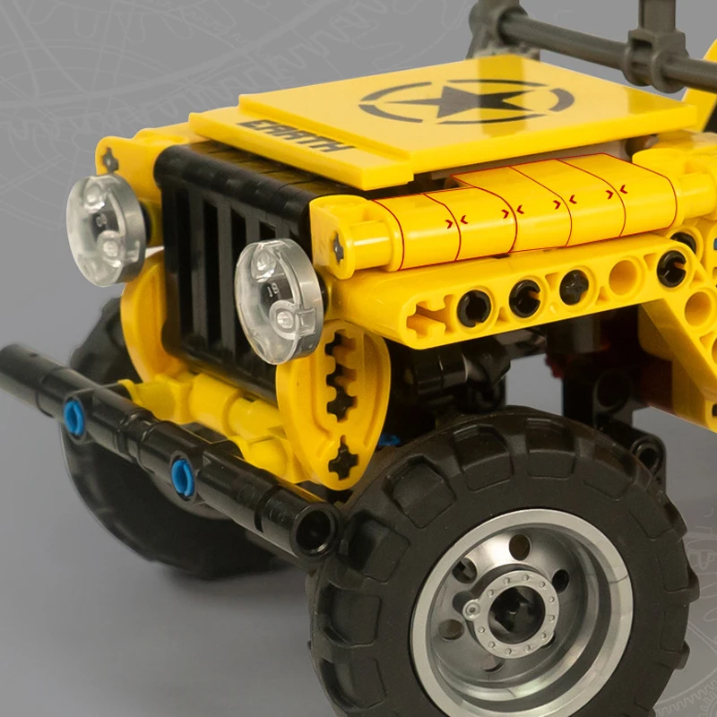 400 шт. + кирпичи сверхмощный грузовик Супер Автомобили блоки пляж мотоцикл багги