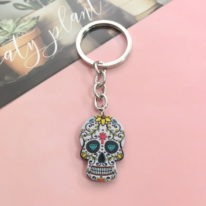 Брелоки с черепом Calavera сладкие милые брелоки для друзей и семьи подарок на