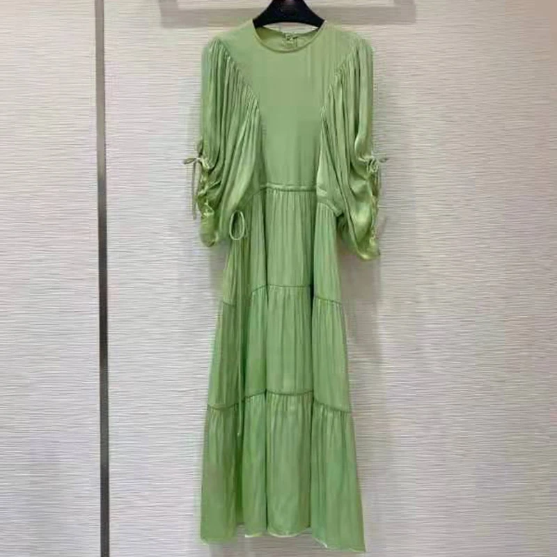

Женское летнее платье с поясом, белое, зеленое или желтое платье в стиле пэчворк, 2021