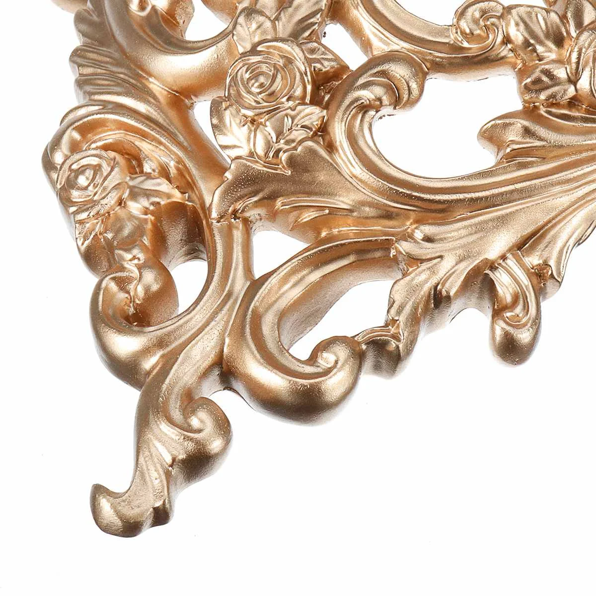 

Baroque style Decorative shelves for living room Ornament flowers Wall Hanging Storage Rack European Style Decor home cafe