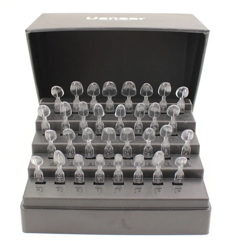 32pcs/set Dental Veneers Mould Autoclave Composite Resin Mold Light Cure Fast Quick Anterior Front Teeth Whitening Tools - купить по