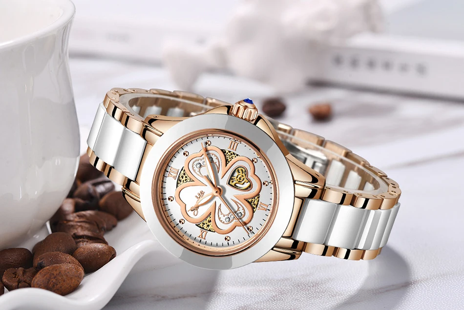 SUNKTA, модные женские часы, розовое золото, женские часы-браслет, Reloj Mujer, новинка, креативные водонепроницаемые кварцевые часы для женщин+ коробка