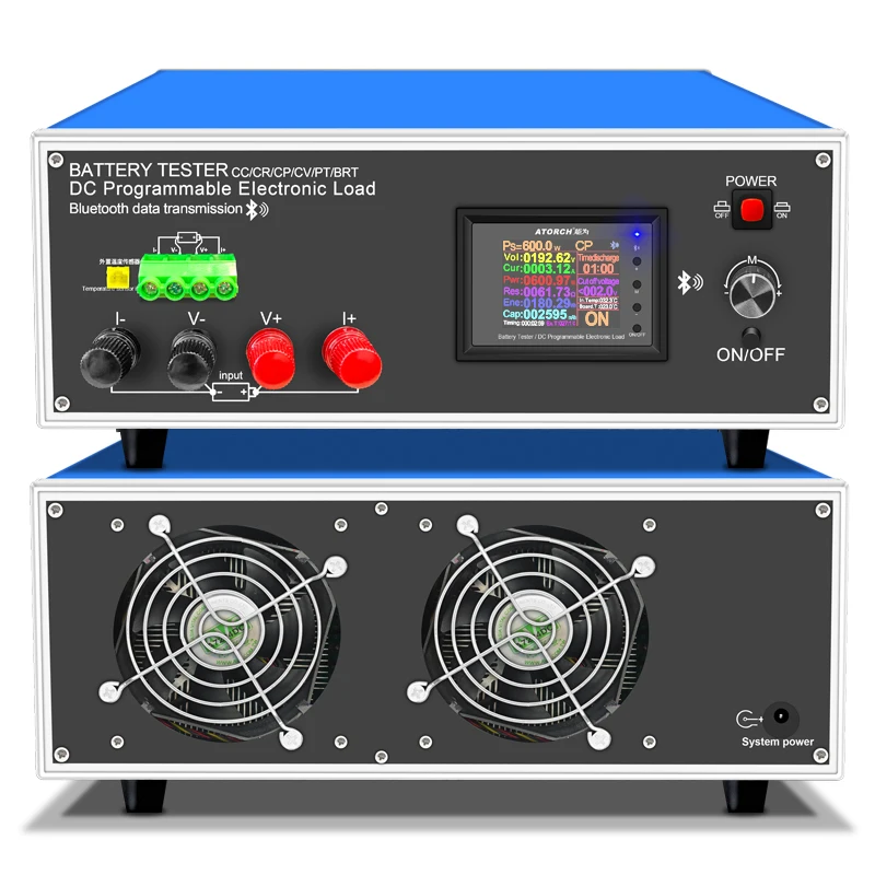 

DLB600W DC Electronic Load Tester Programmable High-Accuracy Resolution Car Battary 200V 40A NTC Capacity Monitor Tools