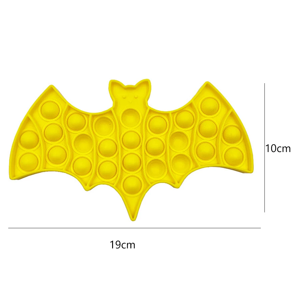 

Pressure Reduction Fun Creative Gifts Push Bubble Bat Shape Sensory Fidget Squeeze Toys for Autism Stress Reliever
