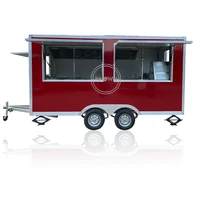 food trailer stainless steel ice cream carts 13ft food truck with stove range hood etc for sale in usa