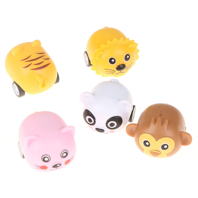 

1Pc Cute Animal Pull Back Car Tiger Inertia Car ToysBoxes Packaging Valentine's Day Heart-shaped Plastic Heart-shaped Box