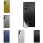 2021 металлическая матовая пленка для Samsung Galaxy S20 Ultra S10E S21, полное покрытие для задней крышки Note 10 Plus Lite Note 20, наклейка