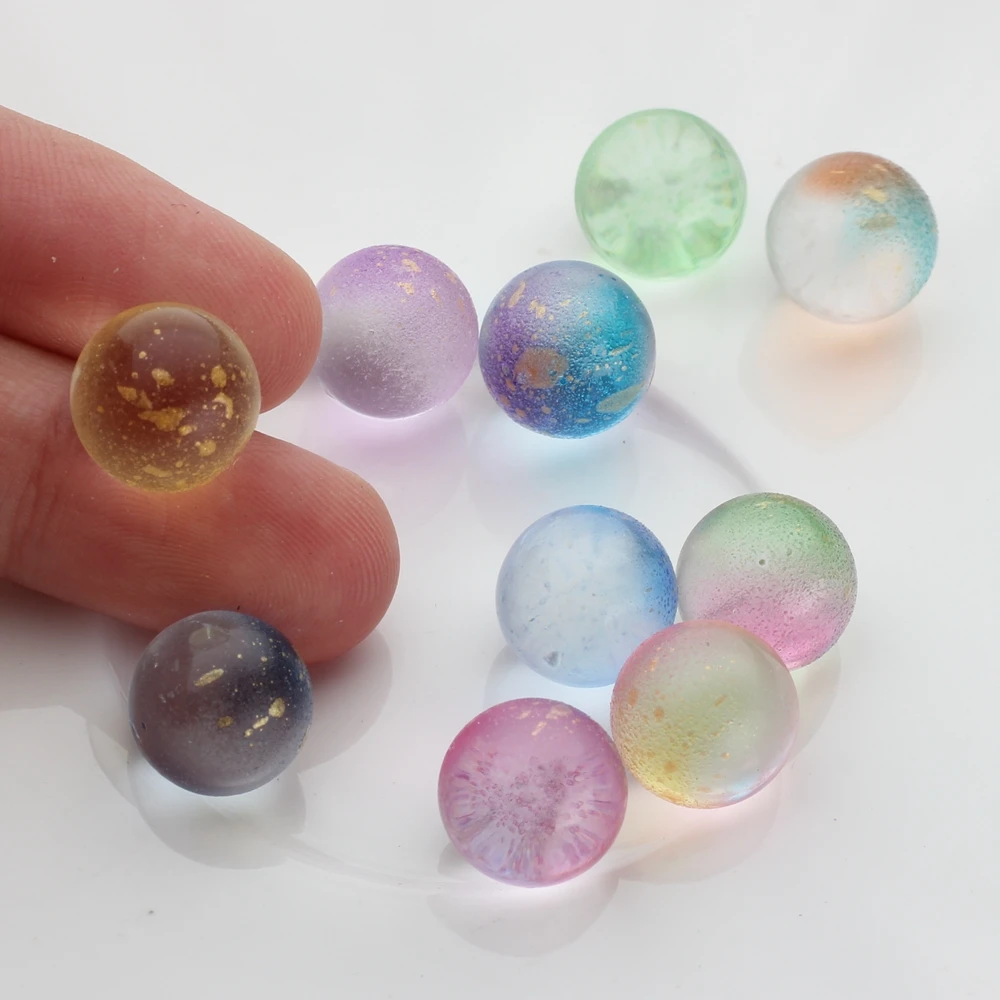 

Non-porous Rainbow Color Round Ball Loose Beads 10pcs/lot 12mm For DIY Handmade Jewelry Making Finding Accessories