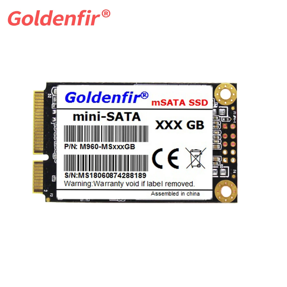 Goldenfir низкая цена msata SSD 32 Гб 16 64 ГБ твердотельные диски для мини-ПК Добро