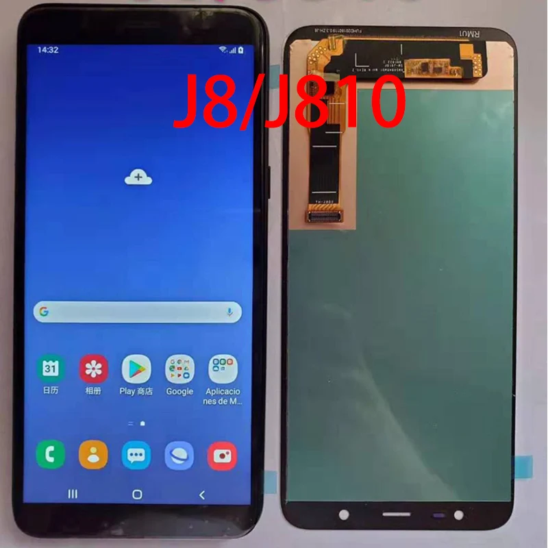 Original 100% Tested 6.0 inch LCD For Samsung Galaxy J8 2018 J810 SM-J810F J810F/DS LCD Display Screen Touch Digitizer Assembly enlarge