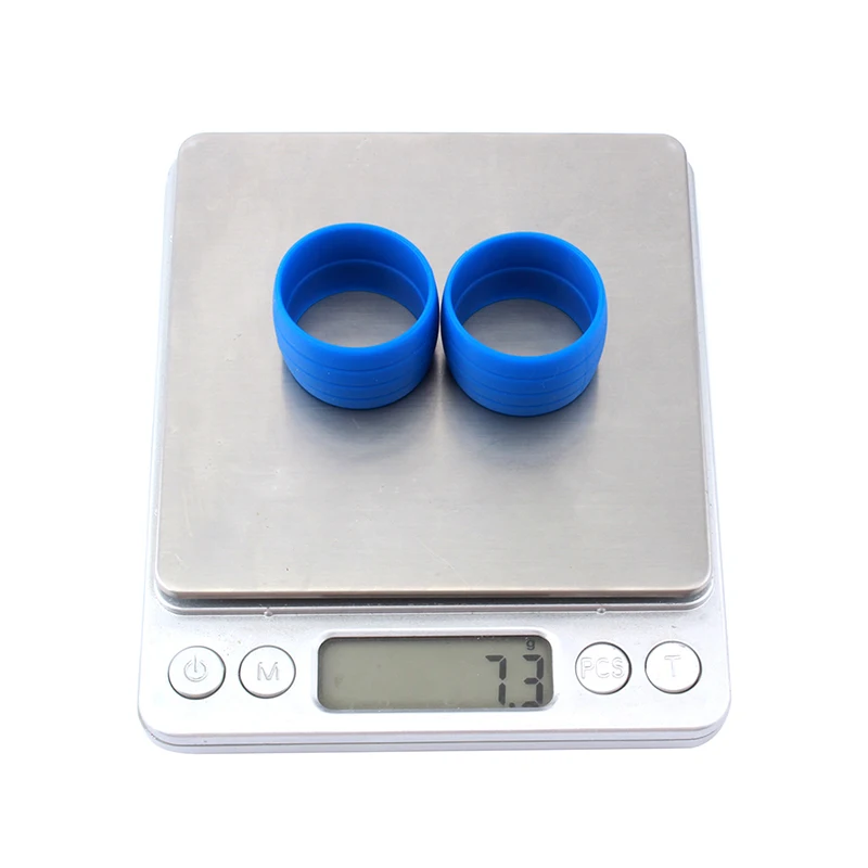 

MUQZI 2Pcs Cycling Handlebar Tape Fixing Ring Waterproof Wear Resistant Silicone Protective Sleeve Mountain Road Fixed Gear Bike