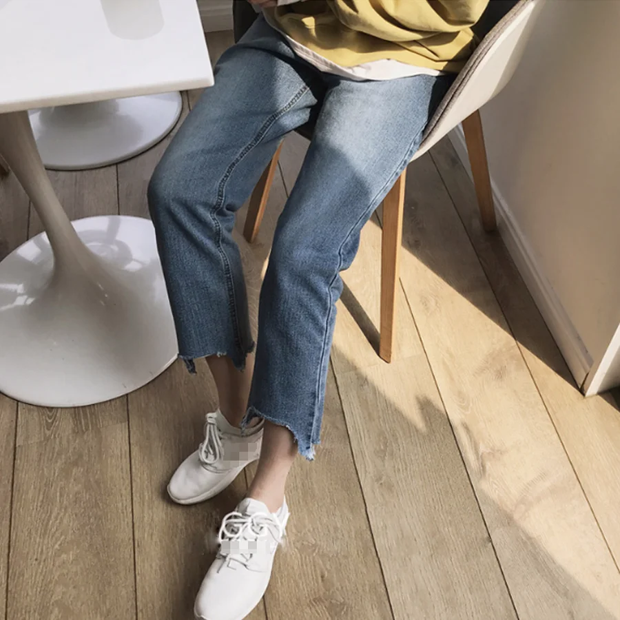 DISWEET Джинсы женские 2019 новые корейские винтажные брюки свободные прямые