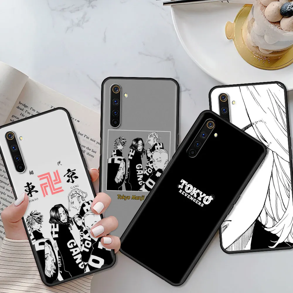 

Case For Realme 8 C21 6 7 C3 XT 5 7i C20A GT Master Explorer X50 Pro 5G C15 C11 2021 C21Y Phone Cover Cute Tokyo Revengers Anime
