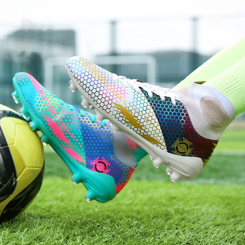 New Professional Men's Football Boots Non-slip Indoor Soccer Boots Men Youth Soccer Cleats Man Turf Sneakers Men Athletic Shoes