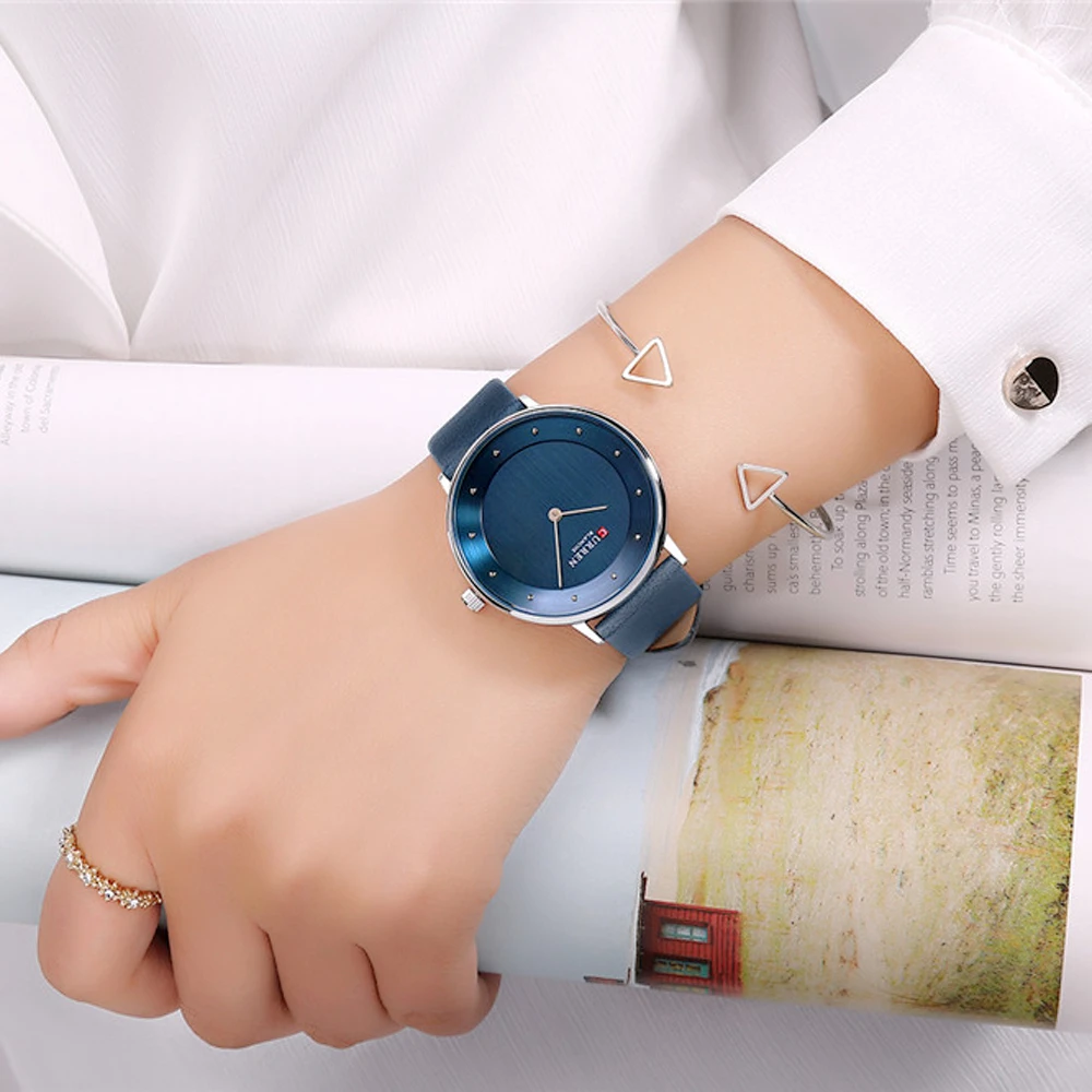 

Charm Analog Quartz Women Watches CURREN New Fashion Ladies Dress Leather Wristwatch Female Clock Valentine Gift bayan kol saati