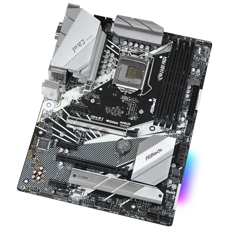 

ASROCK Z490 Pro4 Motherboard Onboard RGB Desktop ATX Motherboard Z490 Chipset