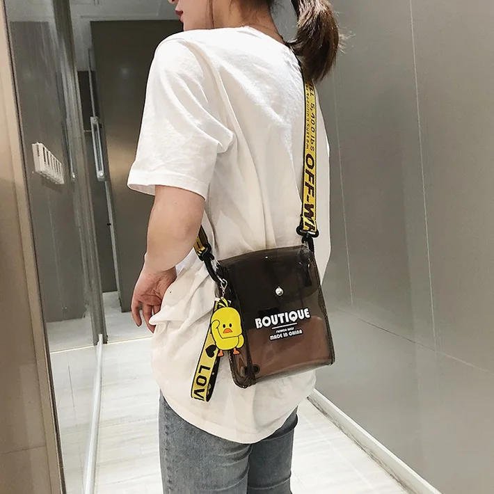 

2020 new fashion handbags, vintage transparent women messenger bag, trend korean version bag, casual woman shoulder bags.