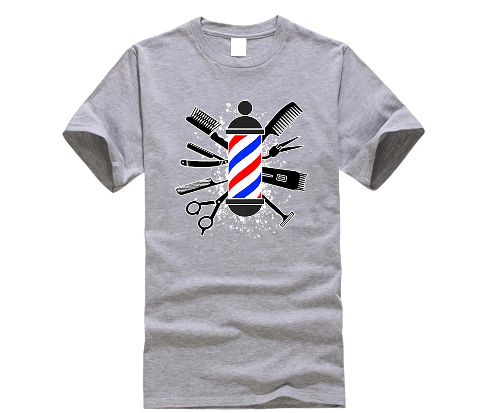 Парикмахерские аксессуары футболка Парикмахерская Мужская мужские топы