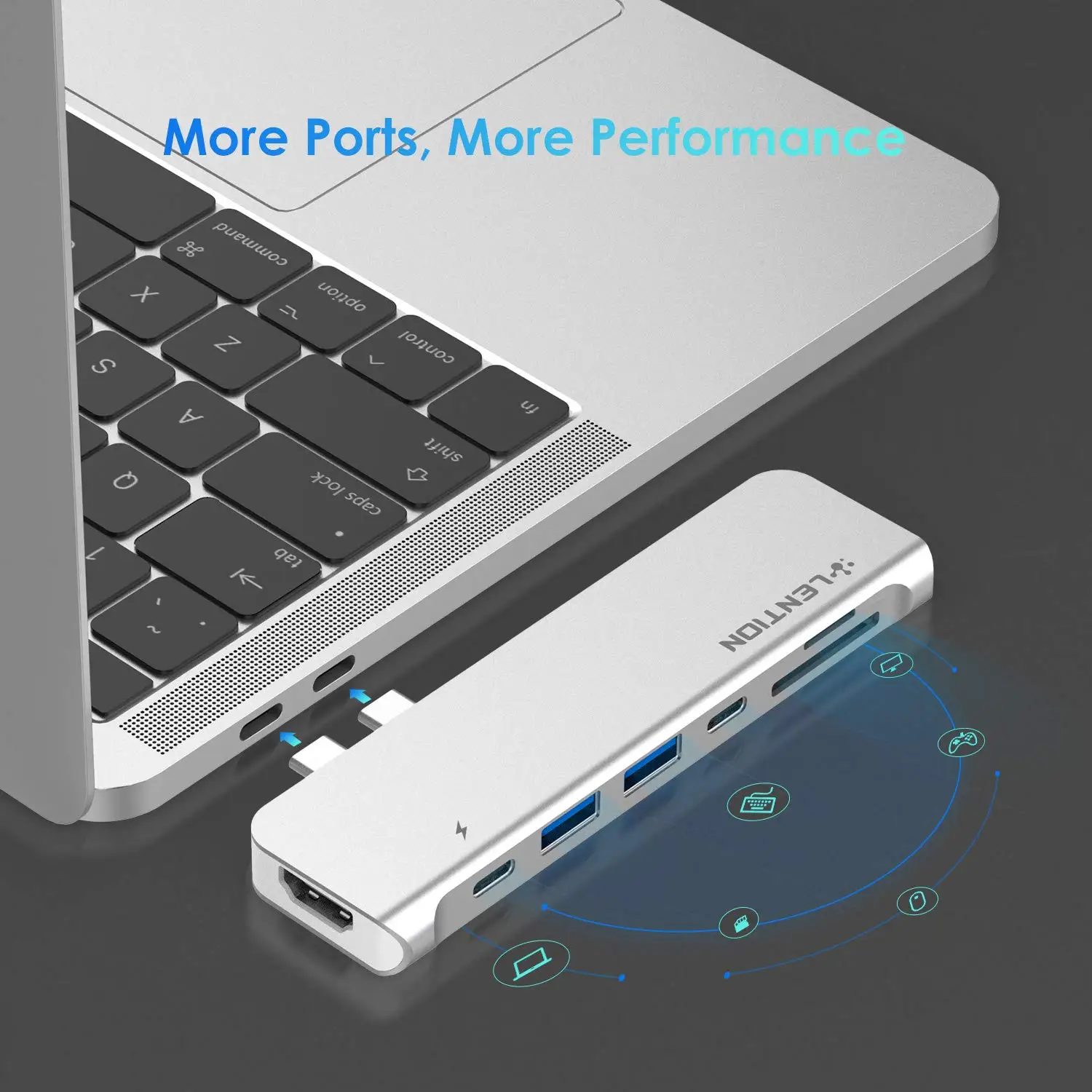 USB концентратор с 40 Гбит/с 100 Вт 4K HDMI 2 3 0 кардридер SD/Micro адаптер передачи данных