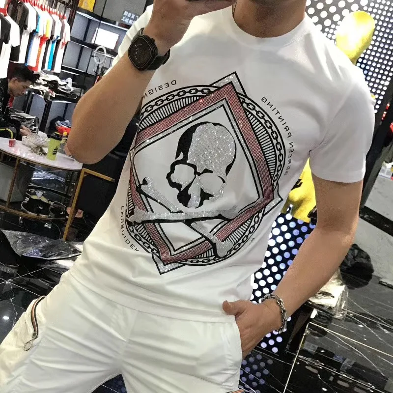 

New brand 2021 Men T-shirt Cotton Short Sleeves Undershirt Mens Tee Summer tee Tops Clothing Homme camiseta masculina T-shirts